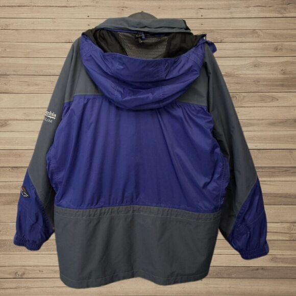 Columbia TITANIUM Jacket Waterproof OmniTech Snowboard Ski Shell Blue Women's L - Picture 3 of 16